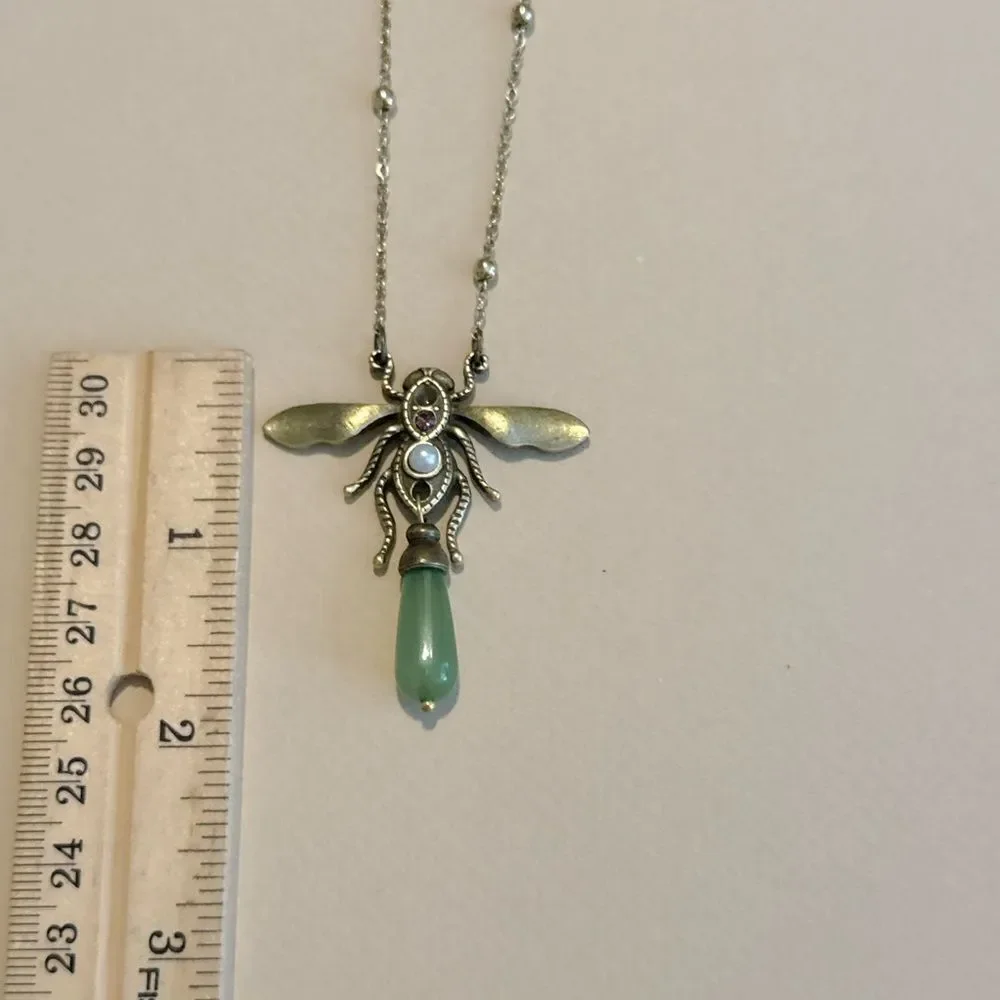 Insect Pendant Necklace #1568 - Picture 4 of 4